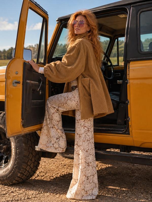 The Dreamer Chloe Riviera in terry towel  Caramel