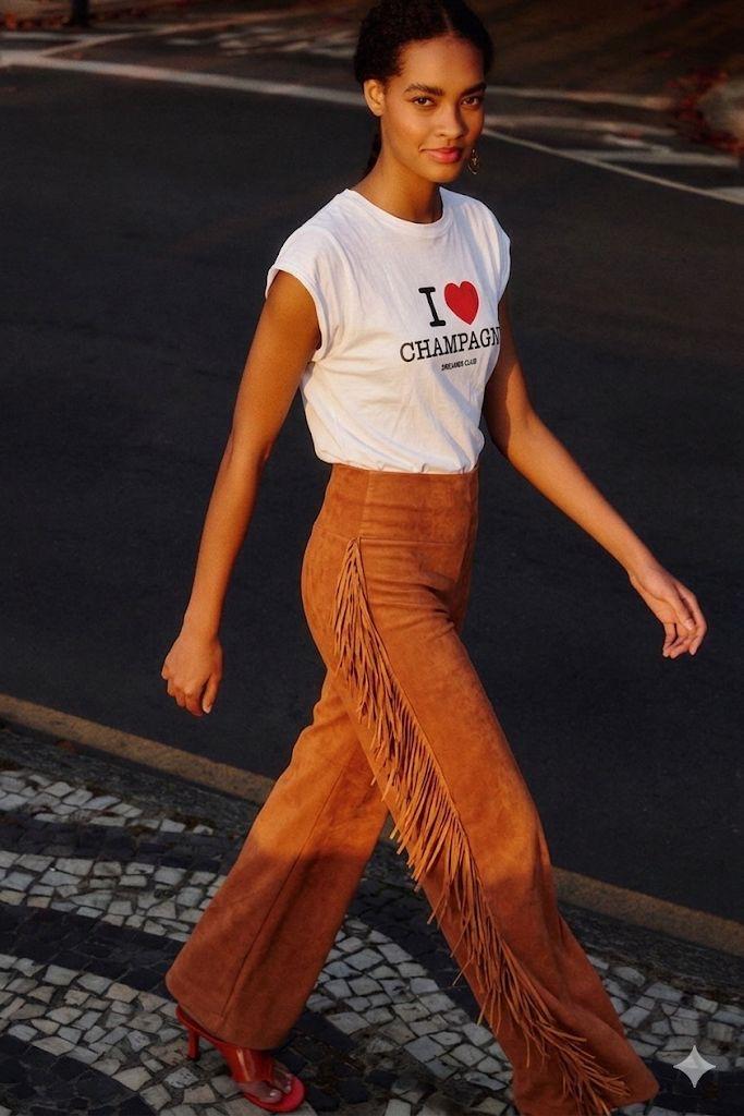 The Dreamer I Love Champagne Tee – white – photo 2 of 3