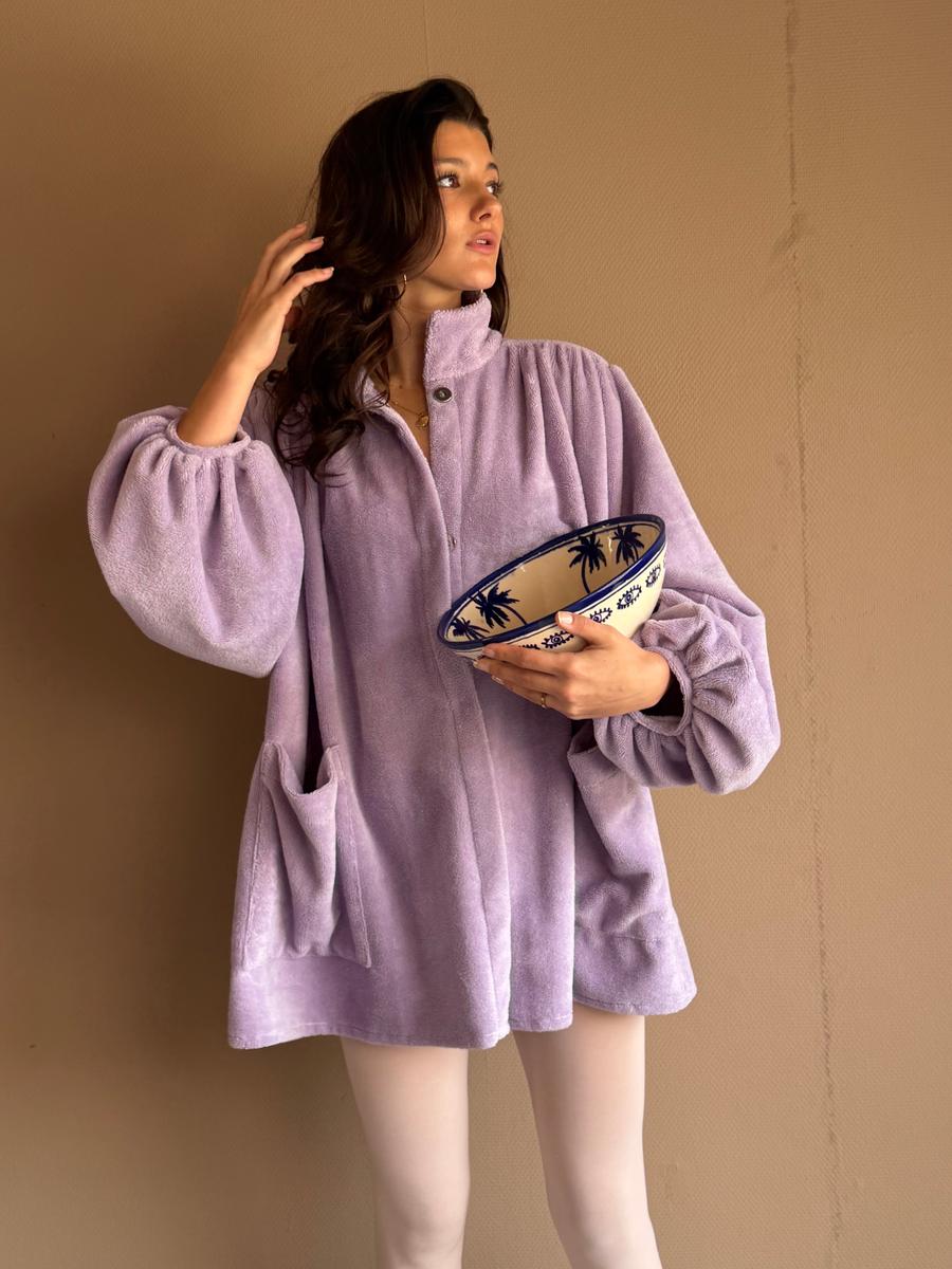The Dreamer Chloe Riviera in terry towel  Lilac – Purple – photo 3 of 4