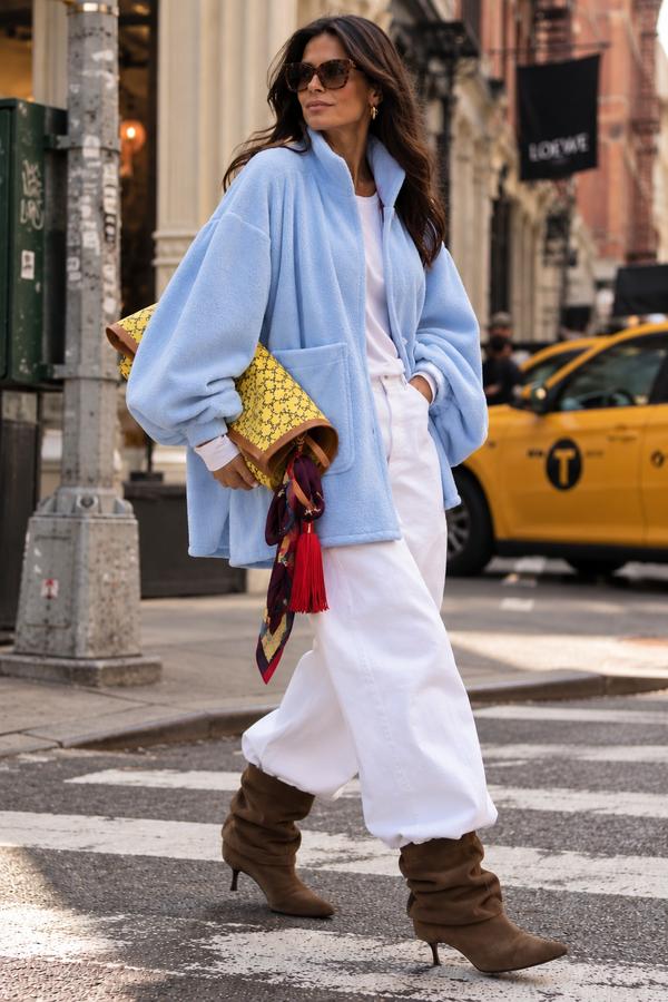 The Dreamer Chloe Riviera in terry towel pastel Blue