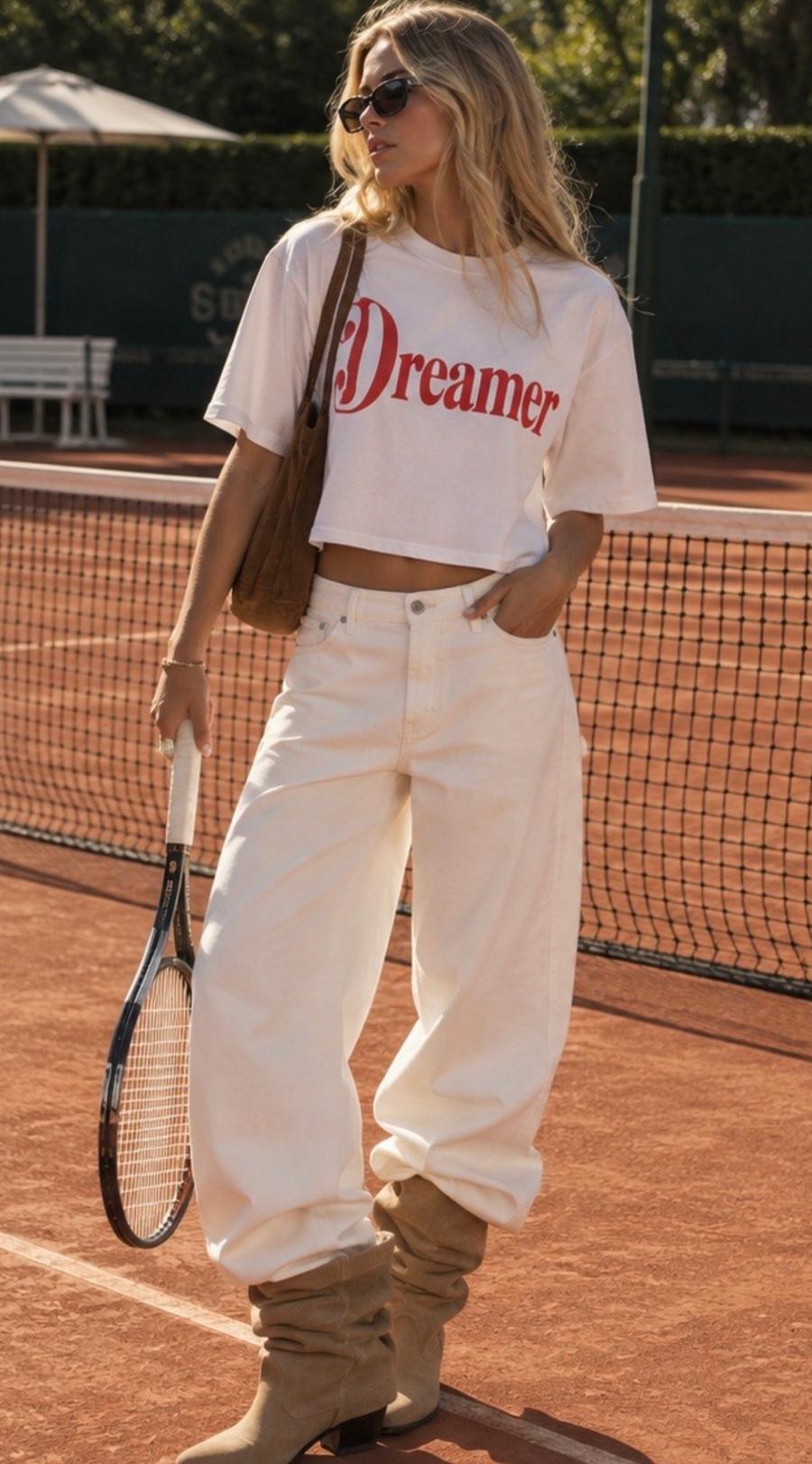 Iconic Dreamer Tee – white-black – photo 2 of 6