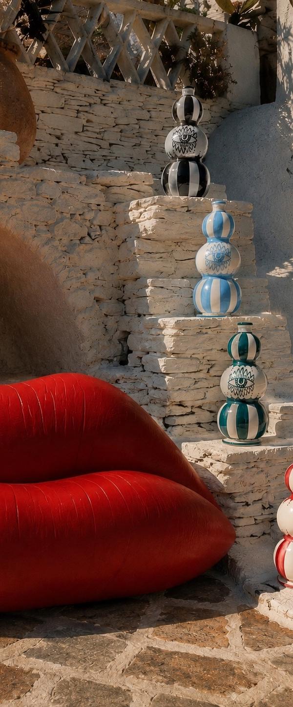 Big Circus Eye Vase 40 cm