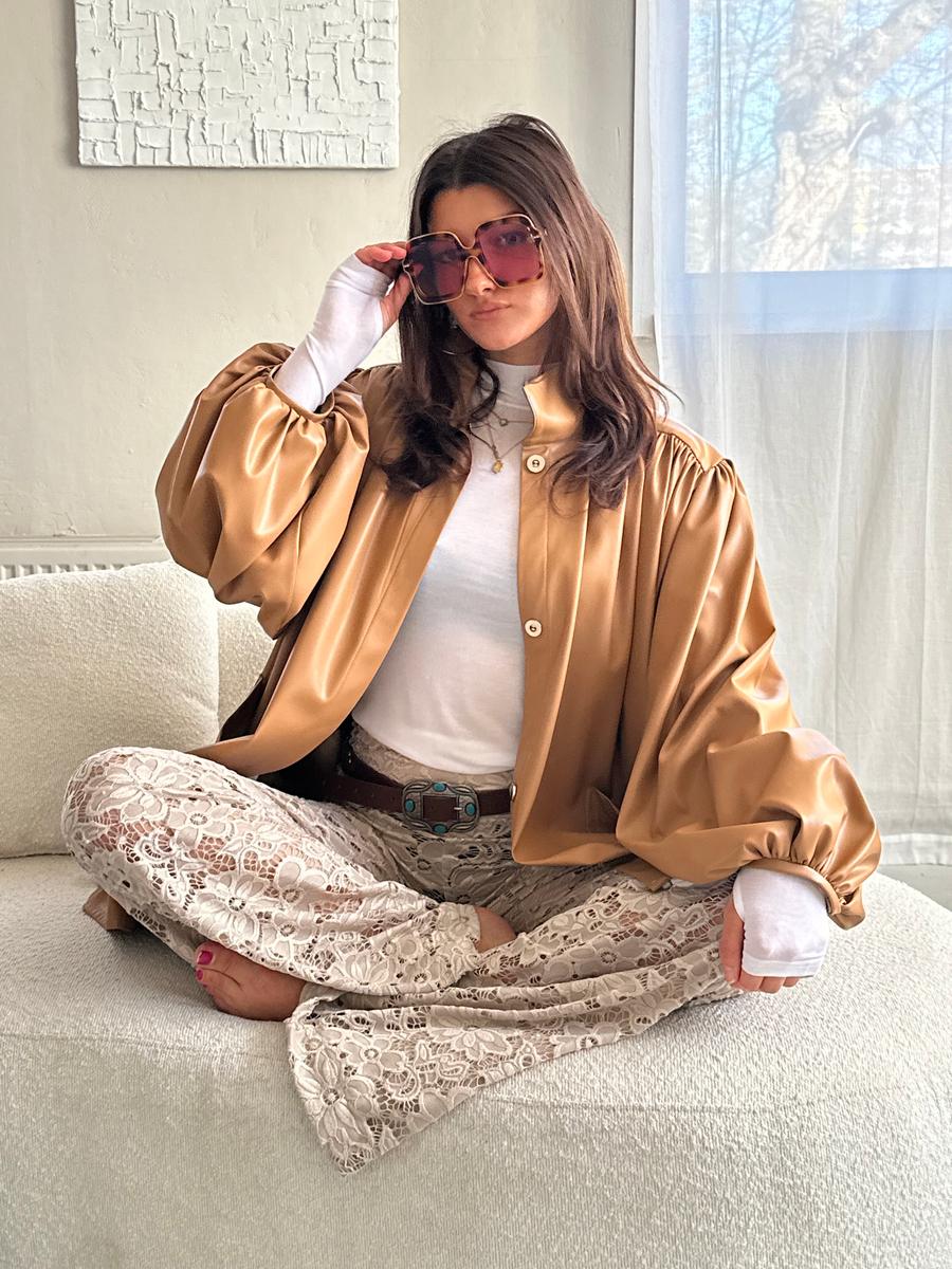 Dreamer Chloe Etoile jacket vegan leather Camel – camel – photo 3 of 4